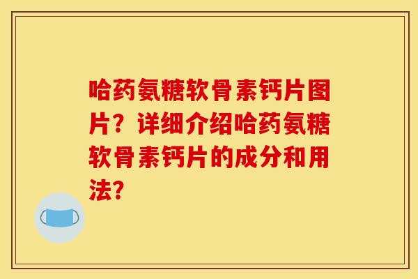 哈药氨糖软骨素钙片图片？详细介绍哈药氨糖软骨素钙片的成分和用法？