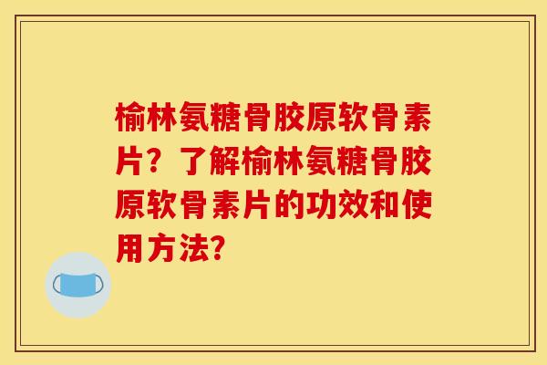 榆林氨糖骨胶原软骨素片？了解榆林氨糖骨胶原软骨素片的功效和使用方法？