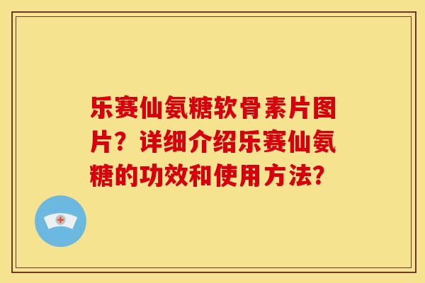 乐赛仙氨糖软骨素片图片？详细介绍乐赛仙氨糖的功效和使用方法？