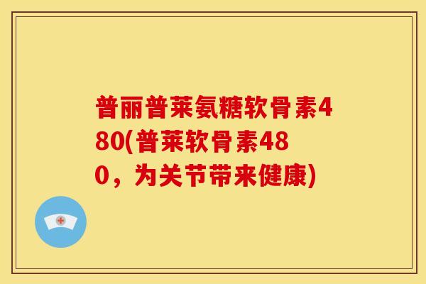 普丽普莱氨糖软骨素480(普莱软骨素480，为关节带来健康)