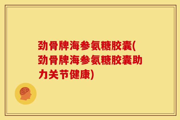 劲骨牌海参氨糖胶囊(劲骨牌海参氨糖胶囊助力关节健康) 劲骨牌海参氨糖胶囊(劲骨牌海参氨糖胶囊助力关节健康)