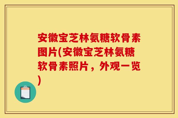 安徽宝芝林氨糖软骨素图片(安徽宝芝林氨糖软骨素照片，外观一览)