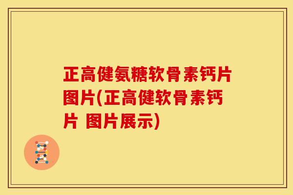正高健氨糖软骨素钙片图片(正高健软骨素钙片 图片展示)