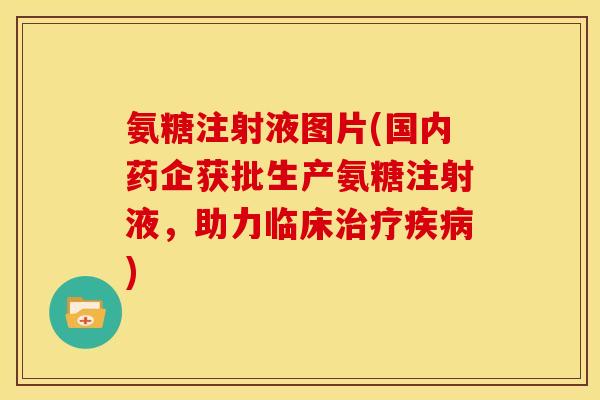 氨糖注射液图片(国内药企获批生产氨糖注射液，助力临床治疗疾病)