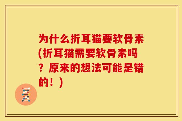 为什么折耳猫要软骨素(折耳猫需要软骨素吗？原来的想法可能是错的！)