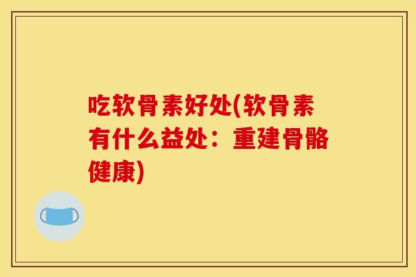 吃软骨素好处(软骨素有什么益处：重建骨骼健康)