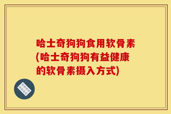 哈士奇狗狗食用软骨素(哈士奇狗狗有益健康的软骨素摄入方式)