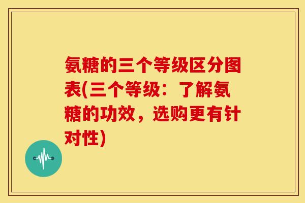 氨糖的三个等级区分图表(三个等级：了解氨糖的功效，选购更有针对性)