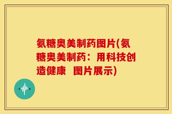 氨糖奥美制药图片(氨糖奥美制药：用科技创造健康  图片展示)