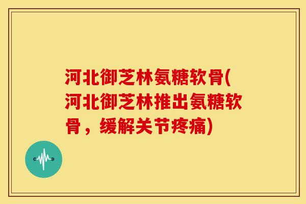 河北御芝林氨糖软骨(河北御芝林推出氨糖软骨，缓解关节疼痛)