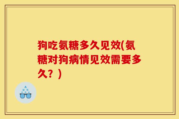 狗吃氨糖多久见效(氨糖对狗情见效需要多久?) 狗吃氨糖多久见效(氨糖对狗情见效需要多久?)