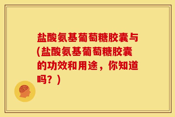 盐酸氨基葡萄糖胶囊与(盐酸氨基葡萄糖胶囊的功效和用途,你知道吗?) 盐酸氨基葡萄糖胶囊与(盐酸氨基葡萄糖胶囊的功效和用途,你知道吗?)