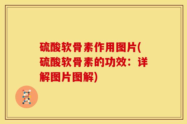 硫酸软骨素作用图片(硫酸软骨素的功效:详解图片图解) 硫酸软骨素作用图片(硫酸软骨素的功效:详解图片图解)