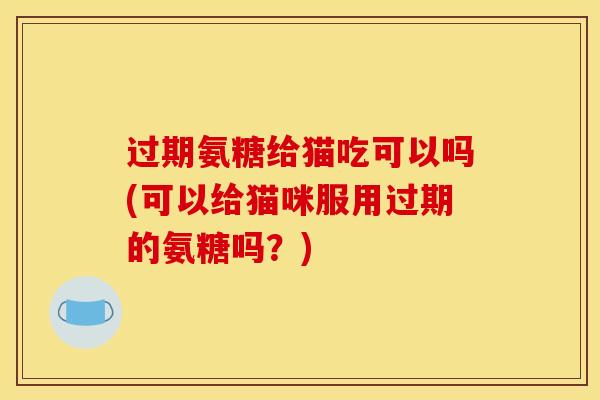 过期氨糖给猫吃可以吗(可以给猫咪服用过期的氨糖吗？)