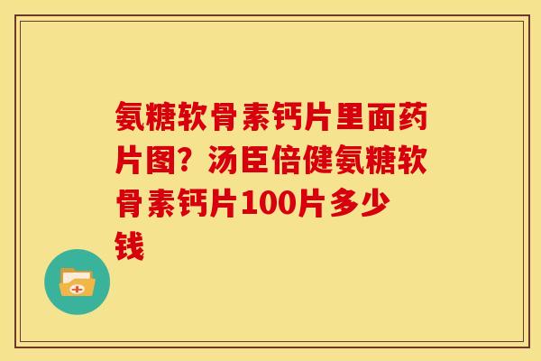 氨糖软骨素钙片里面药片图？汤臣倍健氨糖软骨素钙片100片多少钱