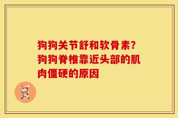 狗狗关节舒和软骨素？狗狗脊椎靠近头部的肌肉僵硬的原因