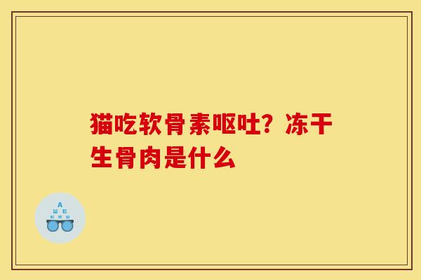 猫吃软骨素呕吐？冻干生骨肉是什么