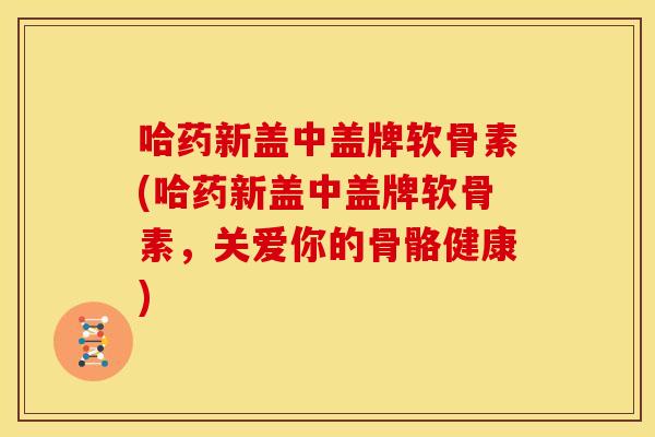 哈药新盖中盖牌软骨素(哈药新盖中盖牌软骨素，关爱你的骨骼健康)