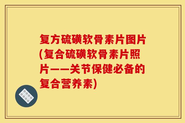 复方硫磺软骨素片图片(复合硫磺软骨素片照片——关节保健必备的复合营养素)