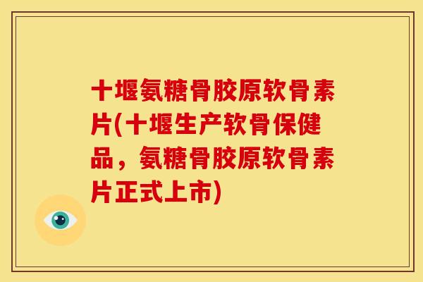 十堰氨糖骨胶原软骨素片(十堰生产软骨保健品，氨糖骨胶原软骨素片正式上市)
