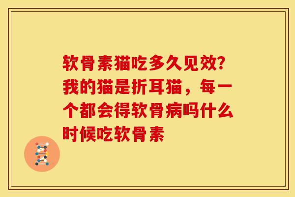软骨素猫吃多久见效？我的猫是折耳猫，每一个都会得软骨病吗什么时候吃软骨素