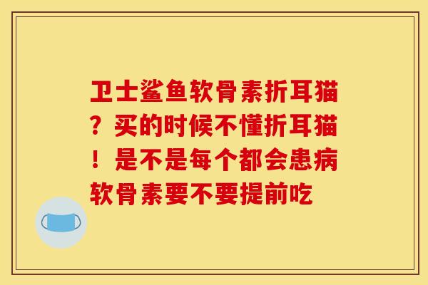 卫士鲨鱼软骨素折耳猫？买的时候不懂折耳猫！是不是每个都会患病软骨素要不要提前吃