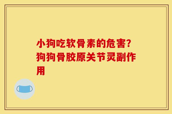 小狗吃软骨素的危害？狗狗骨胶原关节灵副作用