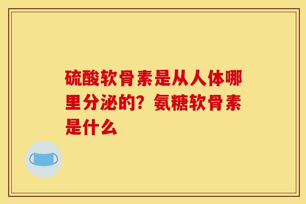硫酸软骨素是从人体哪里分泌的？氨糖软骨素是什么