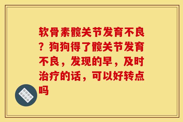 软骨素髋关节发育不良？狗狗得了髋关节发育不良，发现的早，及时治疗的话，可以好转点吗