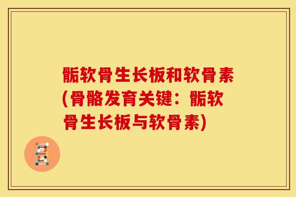 骺软骨生长板和软骨素(骨骼发育关键:骺软骨生长板与软骨素) 骺软骨生长板和软骨素(骨骼发育关键:骺软骨生长板与软骨素)