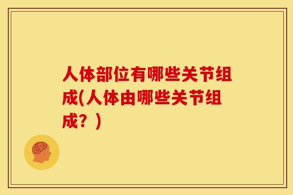人体部位有哪些关节组成(人体由哪些关节组成？)