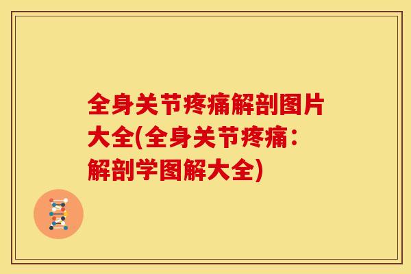 全身关节疼痛解剖图片大全(全身关节疼痛：解剖学图解大全)