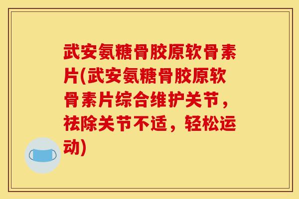武安氨糖骨胶原软骨素片(武安氨糖骨胶原软骨素片综合维护关节，祛除关节不适，轻松运动)