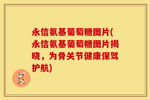 永信氨基葡萄糖图片(永信氨基葡萄糖图片揭晓，为骨关节健康保驾护航)