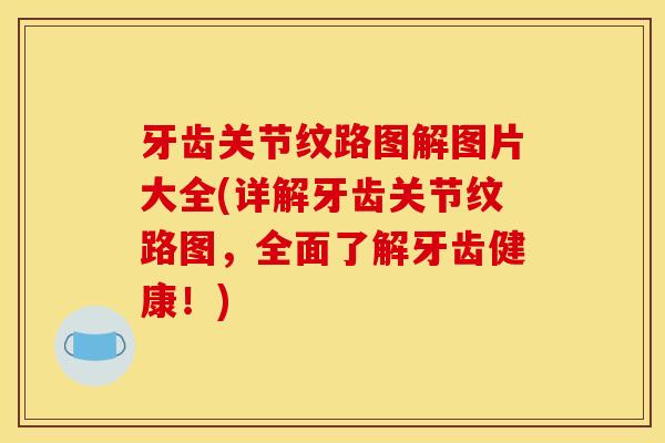 牙齿关节纹路图解图片大全(详解牙齿关节纹路图，全面了解牙齿健康！)