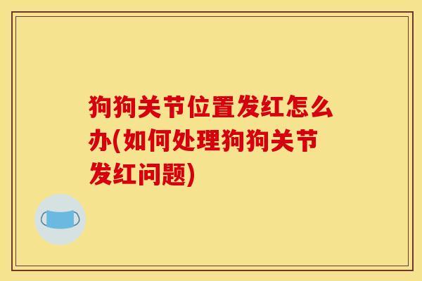 狗狗关节位置发红怎么办(如何处理狗狗关节发红问题)