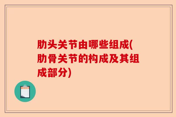 肋头关节由哪些组成(肋骨关节的构成及其组成部分)