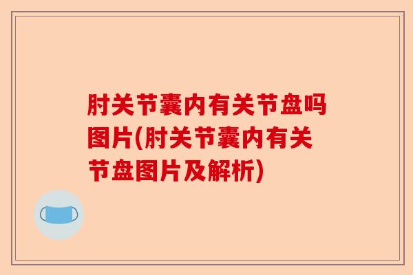 肘关节囊内有关节盘吗图片(肘关节囊内有关节盘图片及解析)