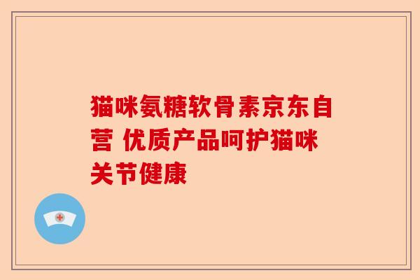 猫咪氨糖软骨素京东自营 优质产品呵护猫咪关节健康