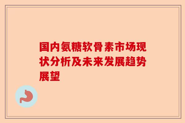 国内氨糖软骨素市场现状分析及未来发展趋势展望 国内氨糖软骨素市场现状分析及未来发展趋势展望